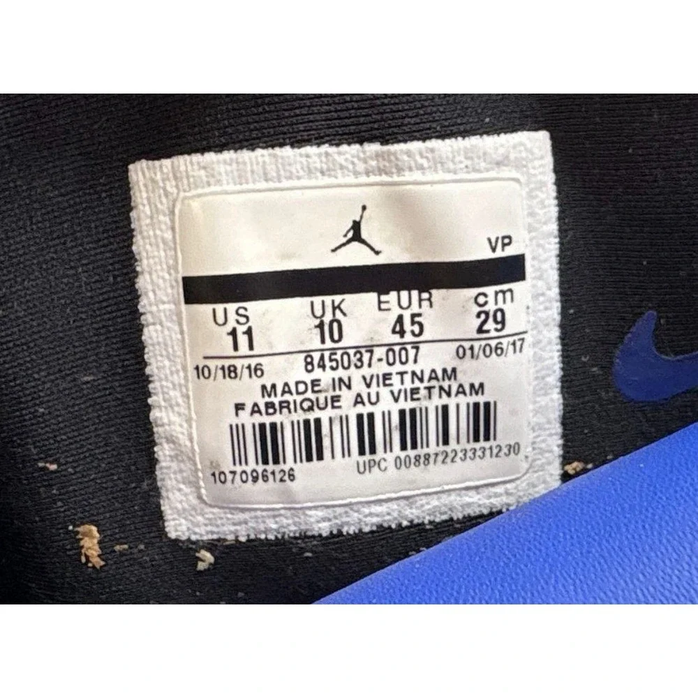 Nike Air Jordan XXXI 31 Royal Blue Black‎ Men's Basketball Shoes Size 11